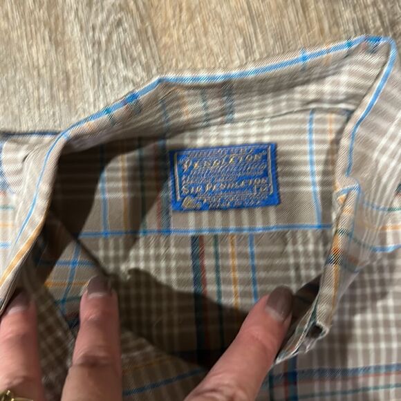 Sir Pendleton Virgin wool shirt sz M - Picture 3 of 6